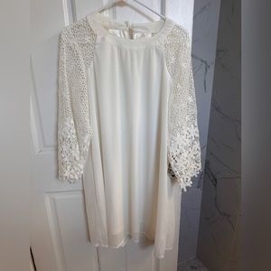 Satin lined spring or summer dress